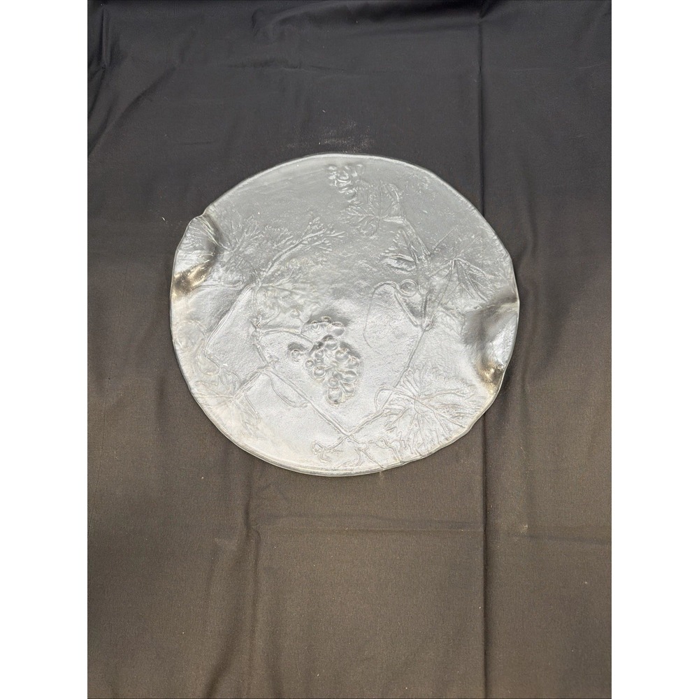 1970s‎ Kosta Boda glass platter from Sweden